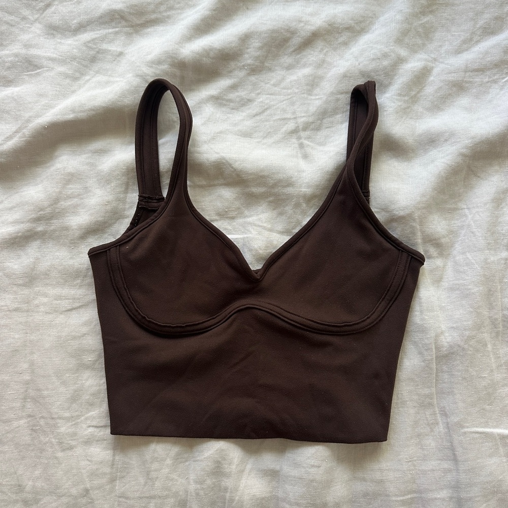 JOAH BROWN CONTOUR CROP TANK